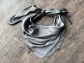 Wild Rag Smokey Gray Charcoal #25Cowboy Western Neck Scarf Bandanna by Double B Wild Rags