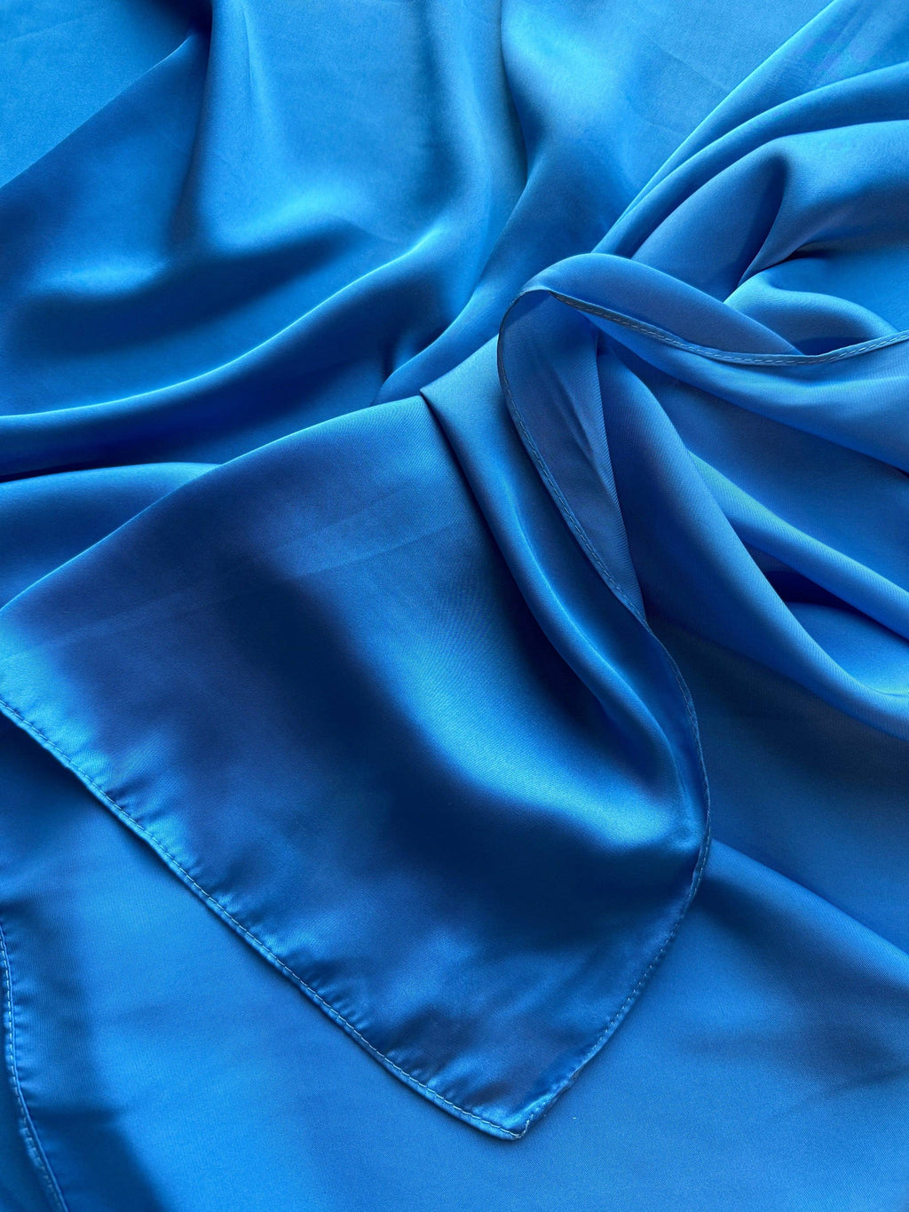 Wild Rag solid Blue Bell Cowboy Western Neck Scarf