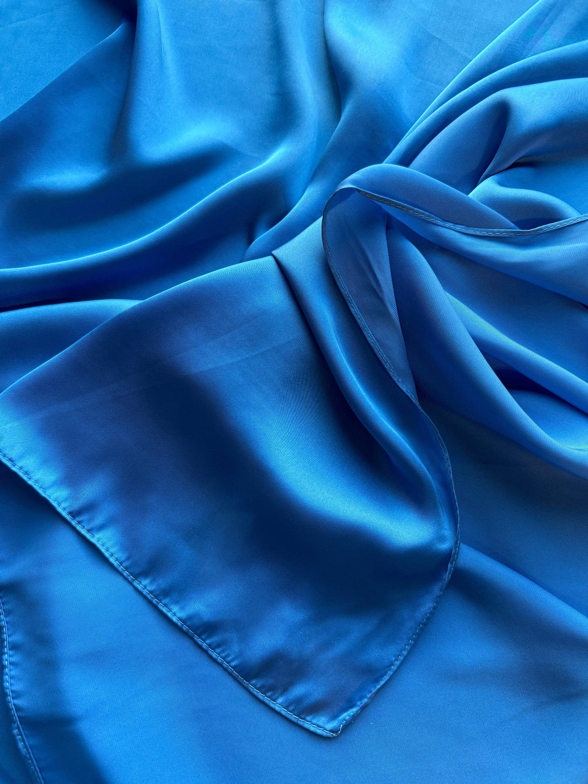 Wild Rag solid Blue Bell Cowboy Western Neck Scarf