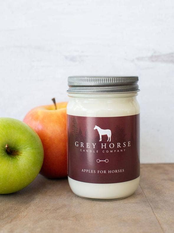 Apples For Horses Soy Candle - Scent of the Month
