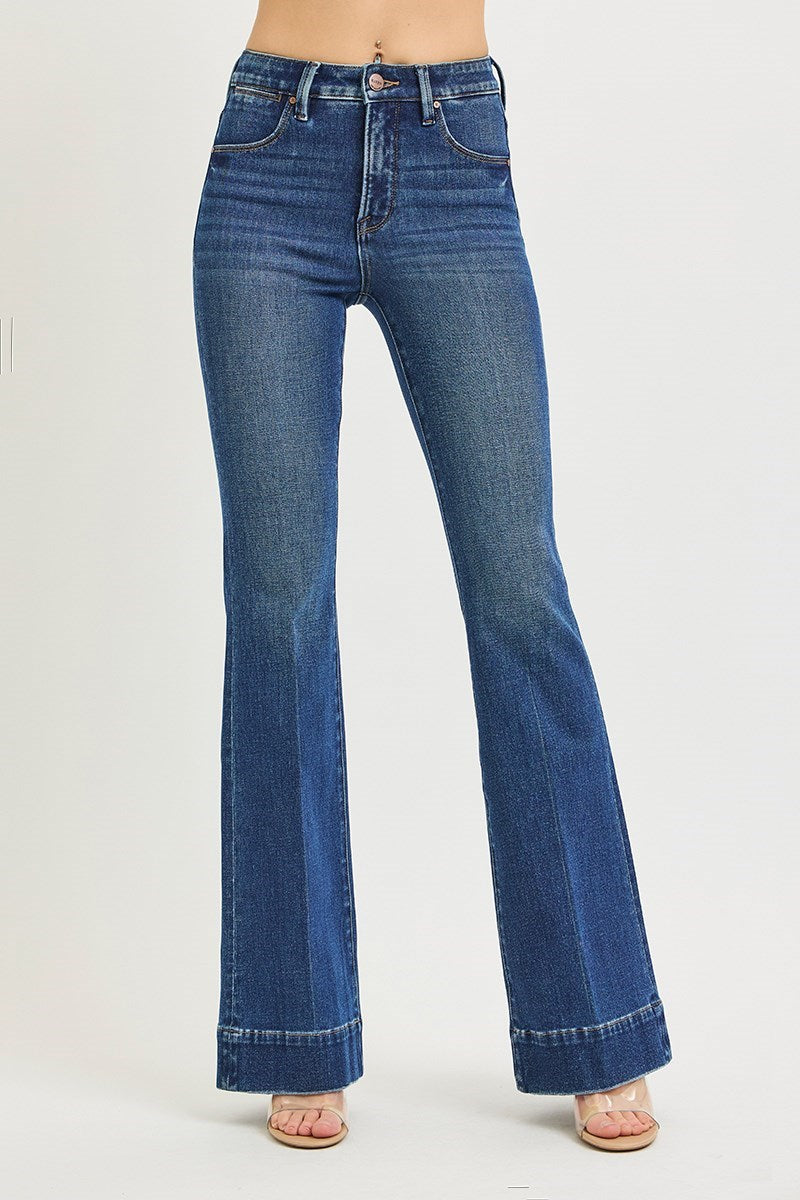 HIGH RISE FLARE JEANS