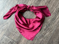 Wild Rag Cranberry Red Cowboy Western Neck Scarf